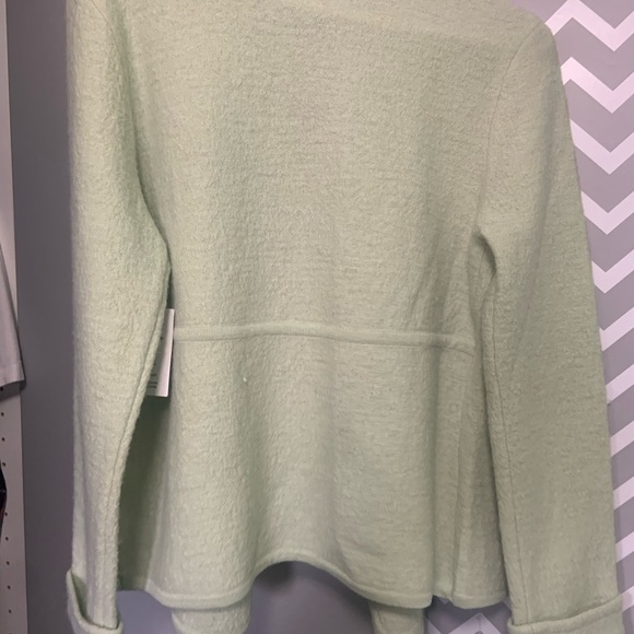 Kasper light green sweater jacket. NWT size M - Picture 2 of 4